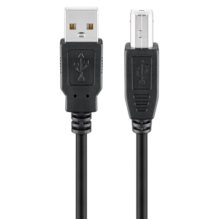 Καλώδιο USB Goobay σε USB Type B 95129, 0.25m, 480Mbps, μαύρο