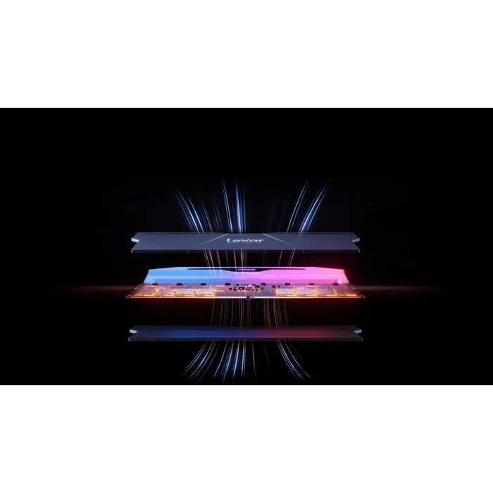 Μνήμη RAM Σταθερού DDR5 32GB Lexar ARES RGB Black (216GB)/6000 CL28