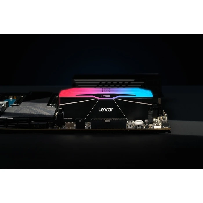 Μνήμη RAM Σταθερού DDR5 32GB Lexar ARES RGB Black (216GB)/6000 CL28