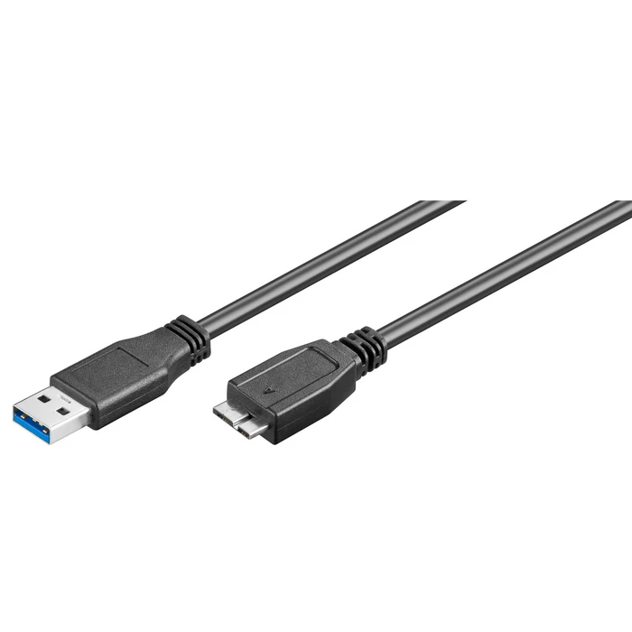 Goobay Regular USB 3.0 to micro USB Cable Μαύρο 1.0m (95169)