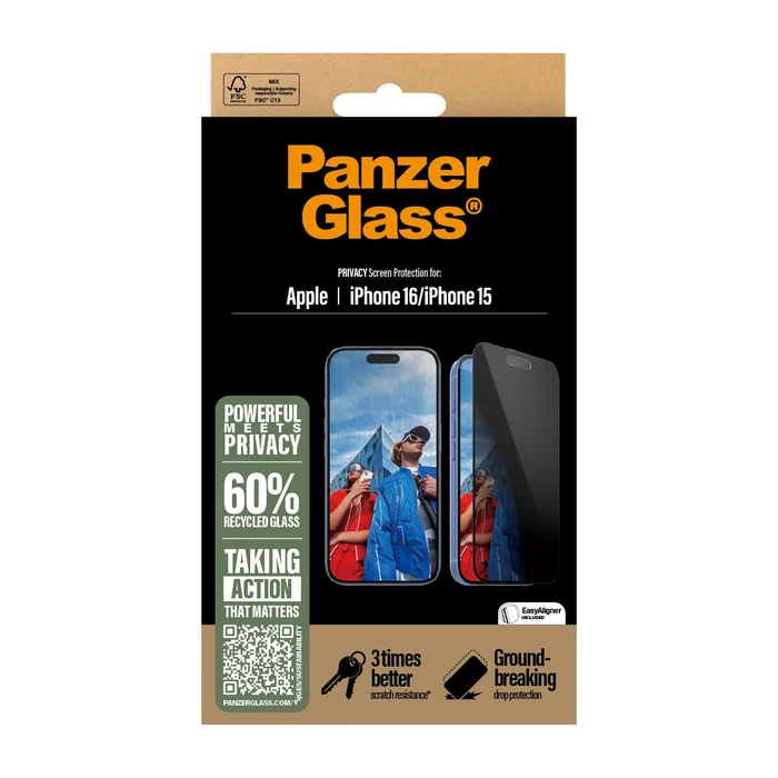 Screen Protector για Κινητά PanzerGlass iPhone 16 -15