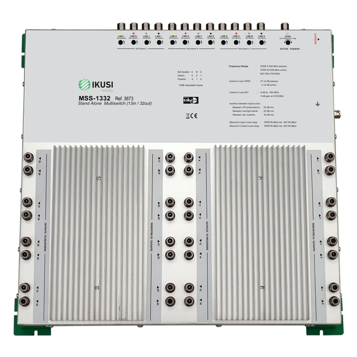 Πολυδιακόπτης Ikusi Standalone 13x12 MTSW MSS-1312