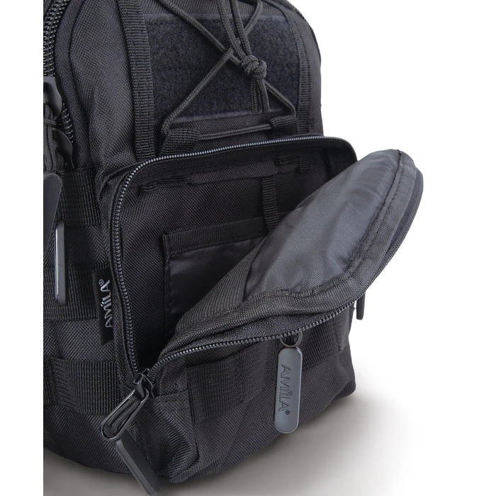 Τσαντάκι Στήθους 7L Amila TACTICAL Μαύρο