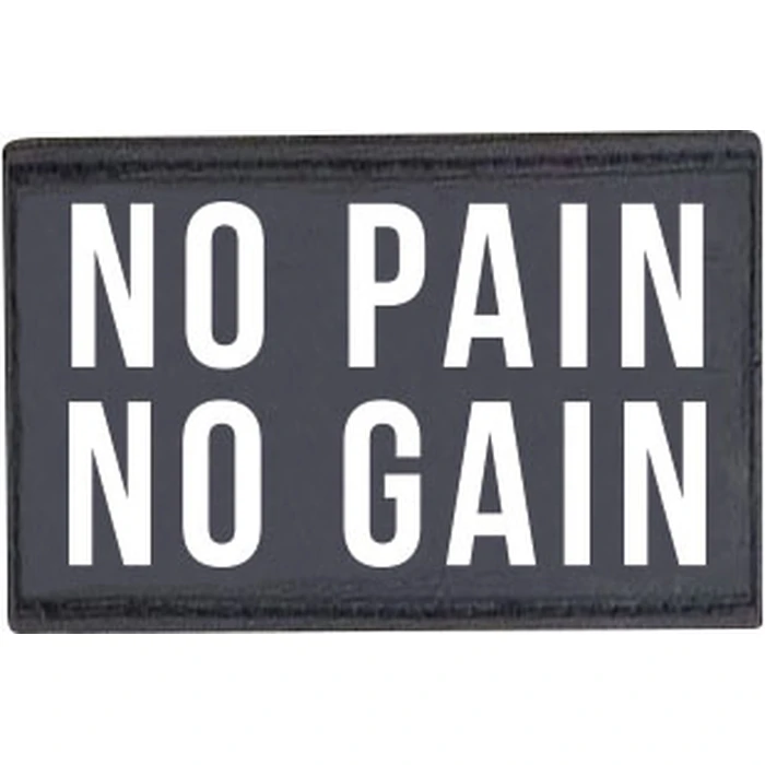 Patch Amila "No pain no gain"