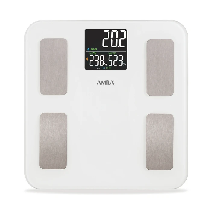 Ζυγαριά Μπάνιου Smart Amila με Λιπομέτρηση FITBODY 5