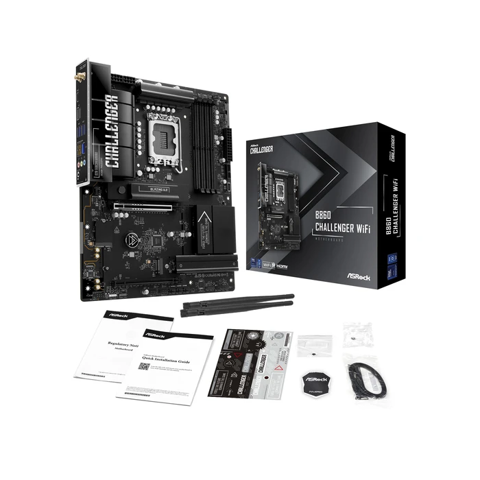 Motherboard AsRock B860 Challenger WiFi ATX LGA1851 Socket B860