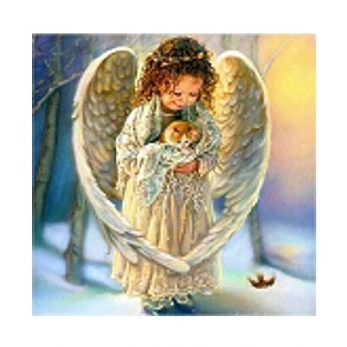 Παιδικές Χειροτεχνίες Norimpex Diamond Mosaic - Angel with a Kitty