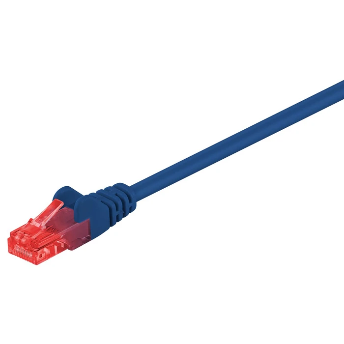 Καλώδιο Δικτύου Goobay 95588, CAT 6 U/UTP, CCA, PVC, 1.5m, μπλε