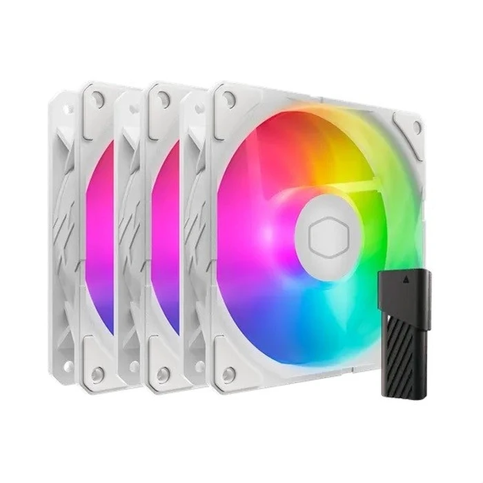 Case Fan 12cm Cooler Master SickleFlow Edge 120 ARGB White 3PA