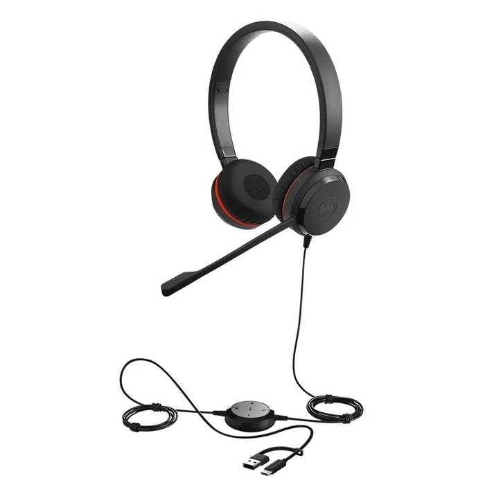 Ακουστικά VOIP Jabra Evolve2 30 II USB-A&C MS Stereo