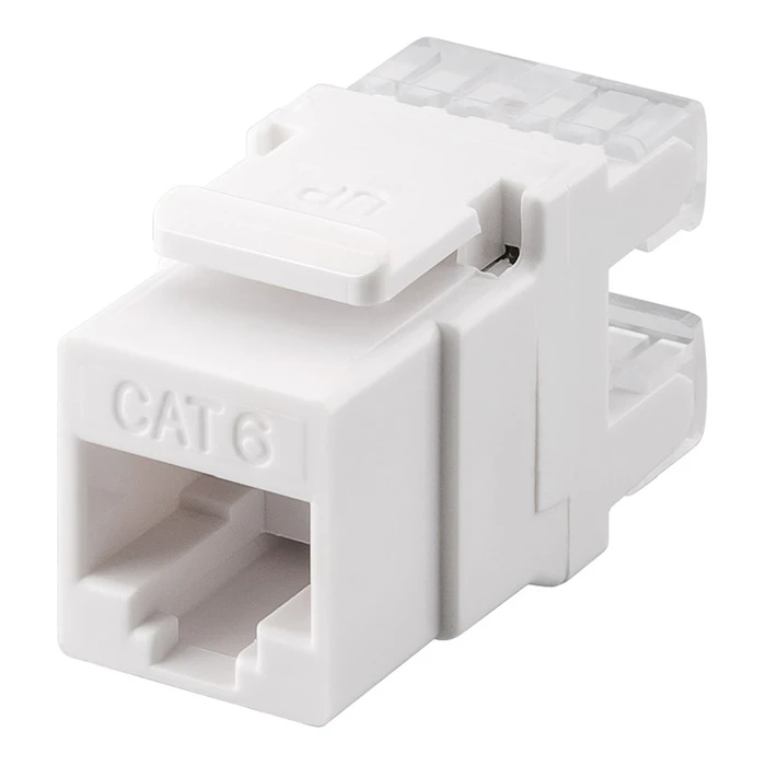 Αξεσουάρ Δικτύου Goobay Keystone module RJ45 CAT 6 95740, UTP, 250MHz, λευκό