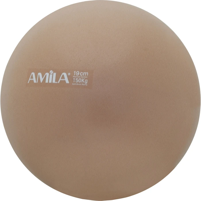 Μπάλα Pilates Amila 19cm, Χρυσή, σε κουτί