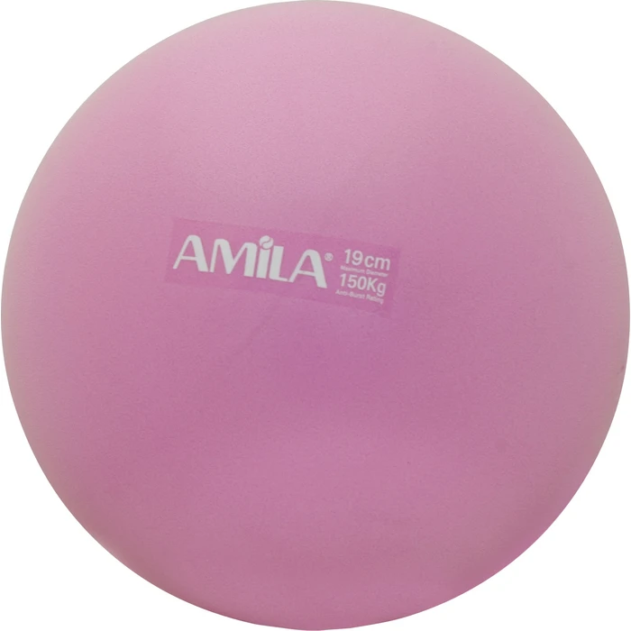 Μπάλα Pilates Amila 19cm, Ροζ, σε κουτί