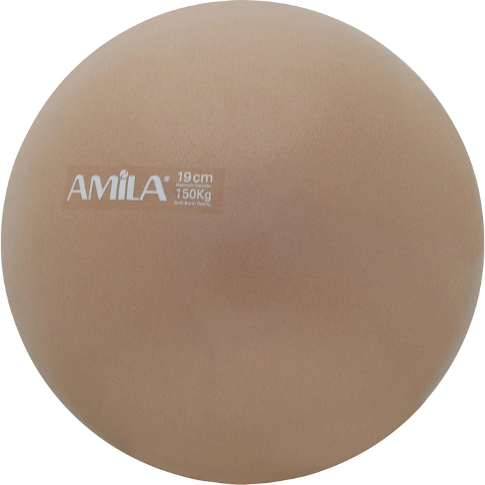 Μπάλα Pilates Amila 19cm, Χρυσή, bulk