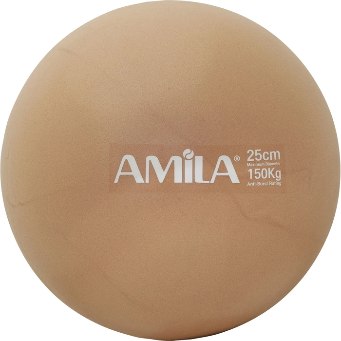 Μπάλα Pilates, Amila 25cm, Χρυσή, bulk