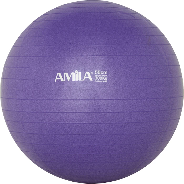 Μπάλα Γυμναστικής Amila Gymball 55cm Μωβ
