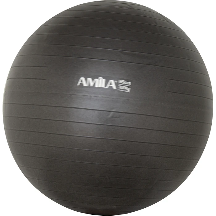 Μπάλα Γυμναστικής Amila GYMBALL 65cm Μαύρη