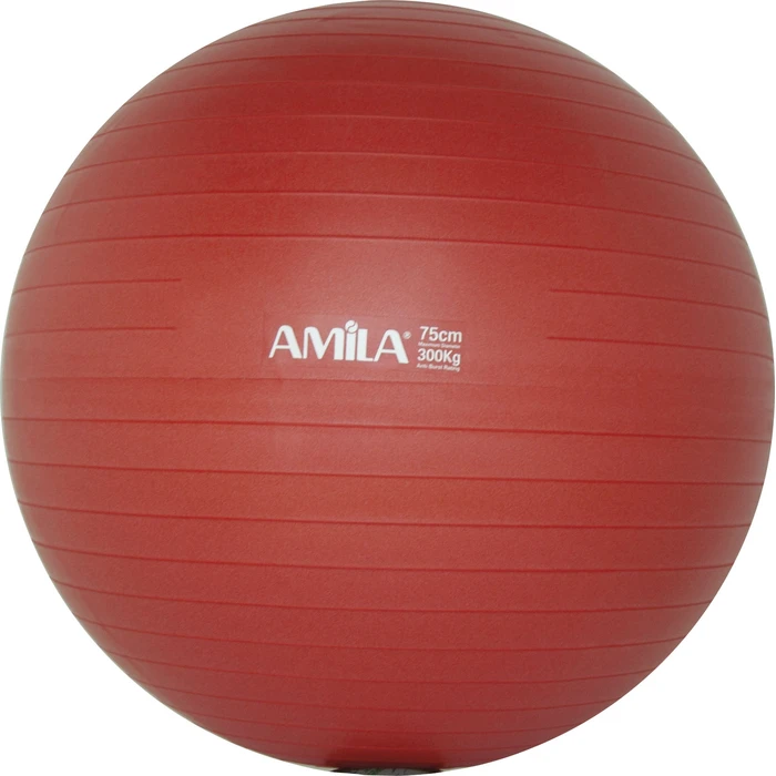 Μπάλα Γυμναστικής Amila Gymball 75cm Κόκκινη
