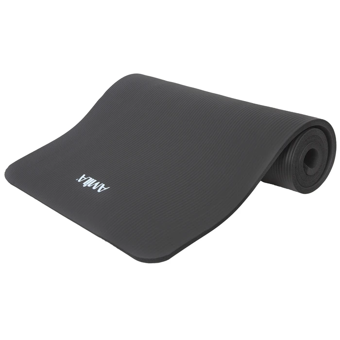 Στρώμα Γυμναστικής Amila NBR 15mm 90Kg 183cm Μαύρο
