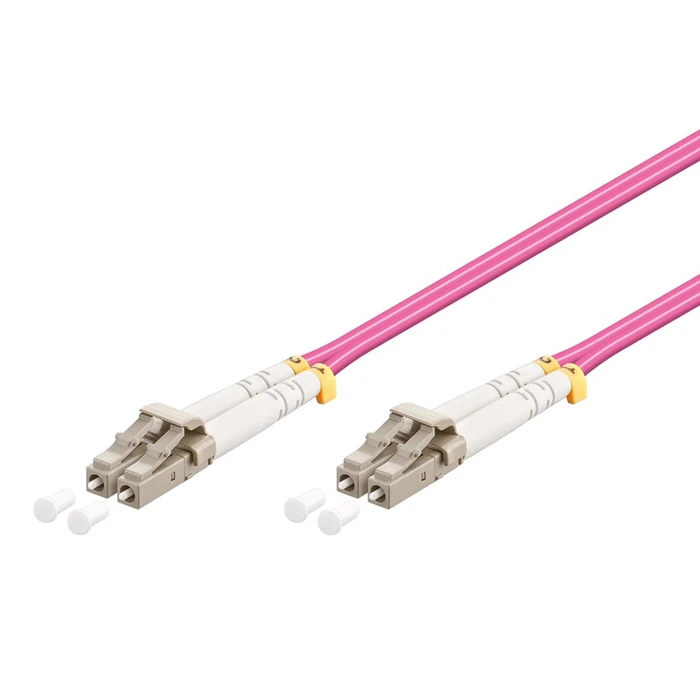 GOOBAY Fiber Optic Cable LC UPC 95935 Multimode OM4 2m Violet