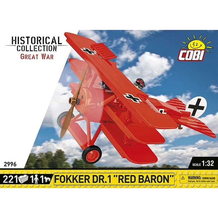 Τουβλάκια Cobi Blocks Fokker DR.1 Red Baron 221 blocks
