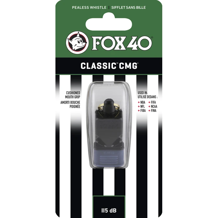 Σφυρίχτρα Fox40 Classic CMG Μαύρη