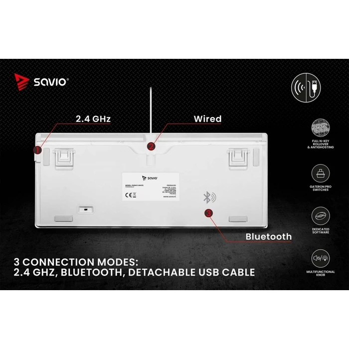 Gaming Πληκτρολόγιο Savio Mechanical Phen