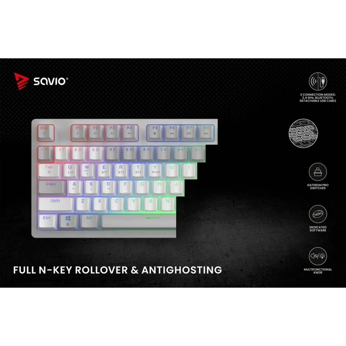 Gaming Πληκτρολόγιο Savio Mechanical Phen