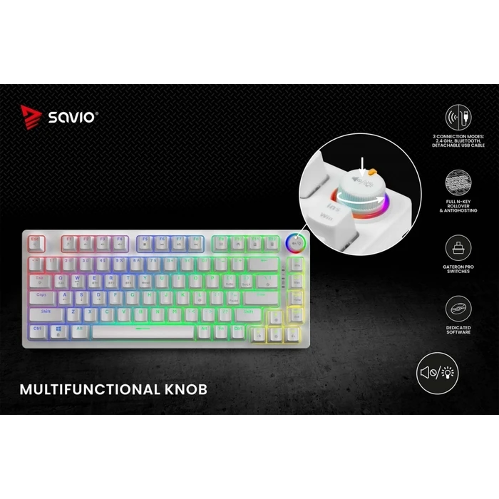Gaming Πληκτρολόγιο Savio Mechanical Phen