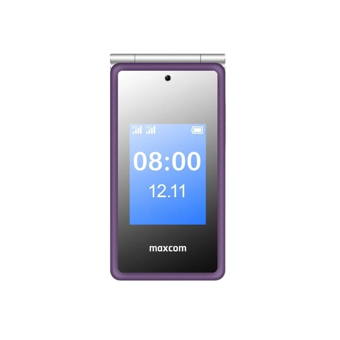 Κινητό Τηλέφωνο Maxcom Flip MM835L 4G Dual sim purple
