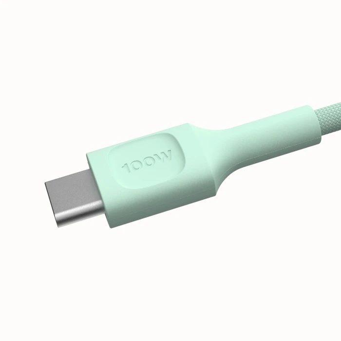 Καλώδιο USB Green Cell USB-C PowerStream 100W braid 1,2m Green