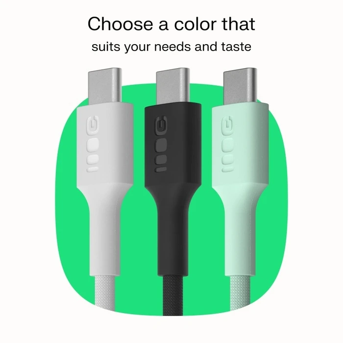 Καλώδιο USB Green Cell USB-C PowerStream 100W braid 1,2m Black