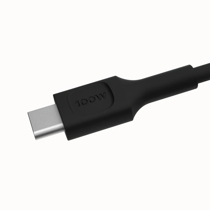 Καλώδιο USB Green Cell USB-C PowerFlex 100W silicone 1.2m Black