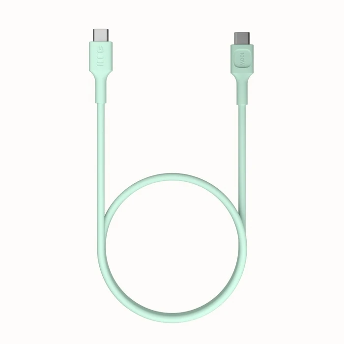 Καλώδιο USB Green Cell USB-C PowerFlex 100W silicone 1.2m Green