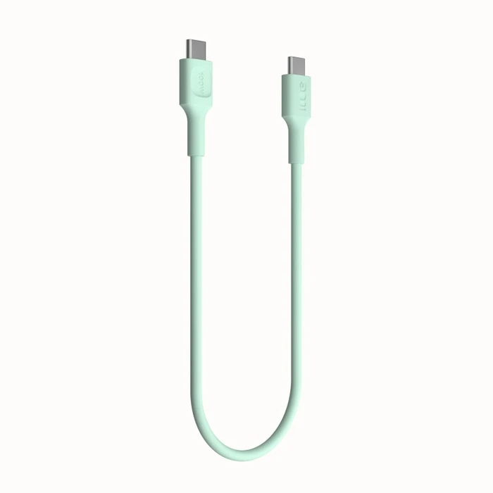 Καλώδιο USB Green Cell USB-C PowerFlex 100W silicone 1.2m Green