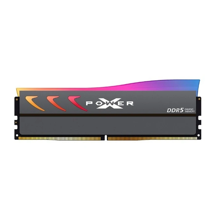 Μνήμη RAM Σταθερού DDR5 32GB Silicon Power XPOWER Storm RGB 2*16GB CL36 grey