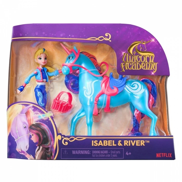 Μινιατούρα Spin Master set Unicorn Academy Doll Isabel and unicorn River