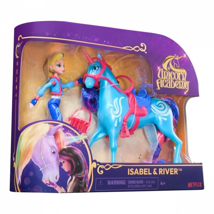 Μινιατούρα Spin Master set Unicorn Academy Doll Isabel and unicorn River