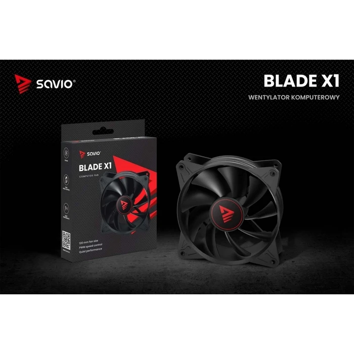 Case Fan 12cm Savio Fan BLADE 4-pin