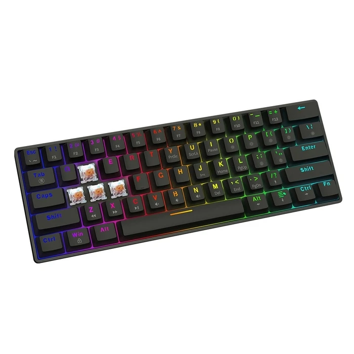 Gaming Πληκτρολόγιο Savio Blackout X2 PEACH