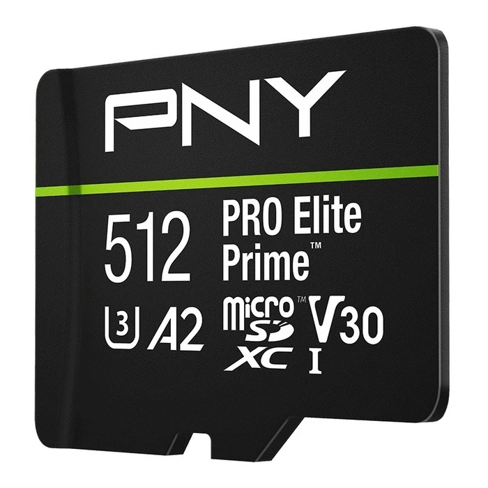 Κάρτα Μνήμης microSDXC 512GB PNY Elite Prime + Adapter SD