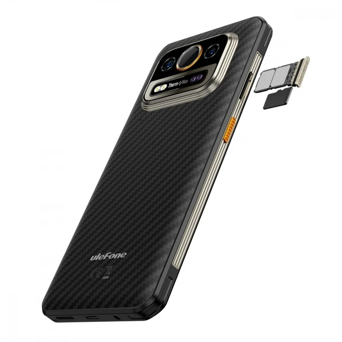 Smartphone Ulefone Armor 25T 4G 6/256GB IP69K thermovision Frost Black