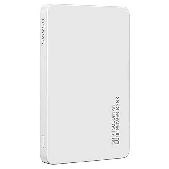 Power Bank Usams Powerbak 5000mAh 20W induction Magsafe White