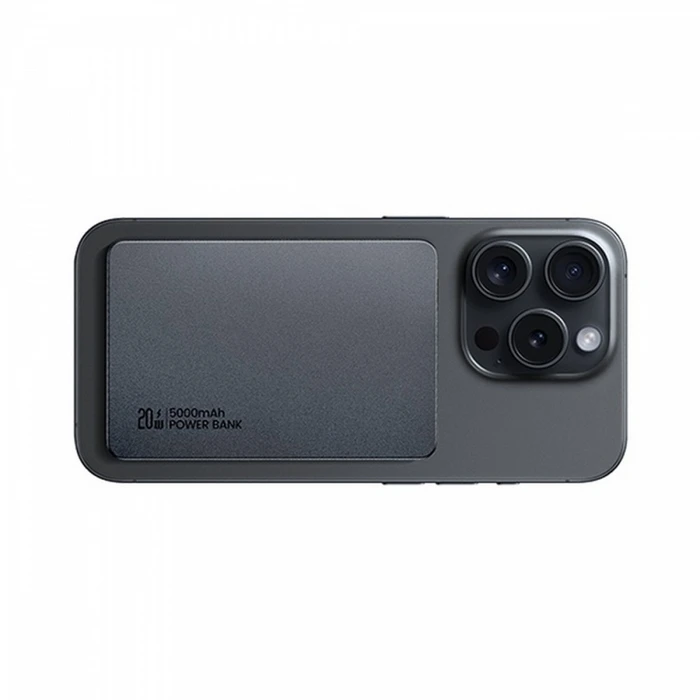 Power Bank Usams Powerbak 5000mAh 20W induction Magsafe White