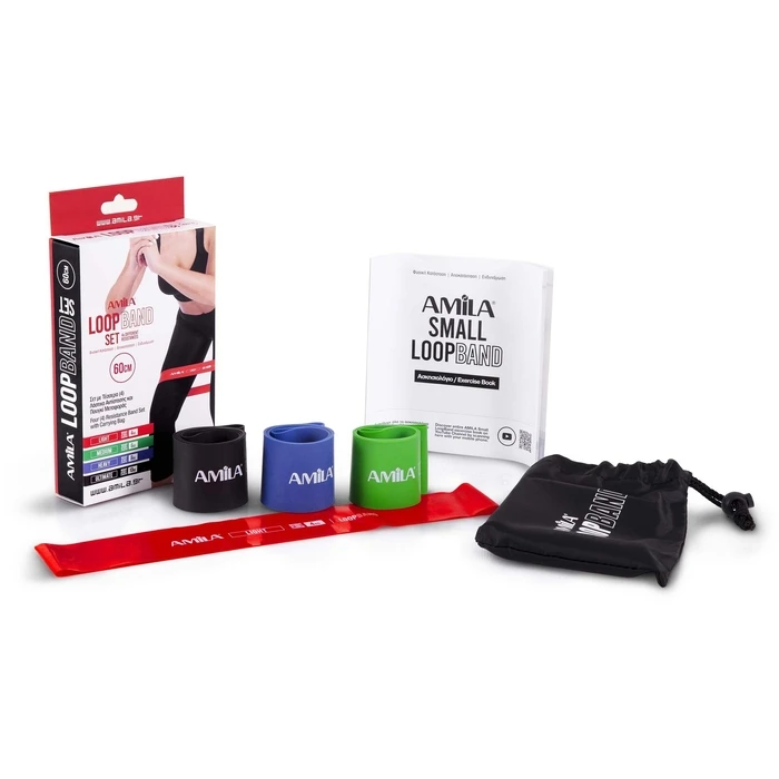Set Λάστιχα Αντίστασης Amila SMALL LOOPBAND (Light - Ultimate)