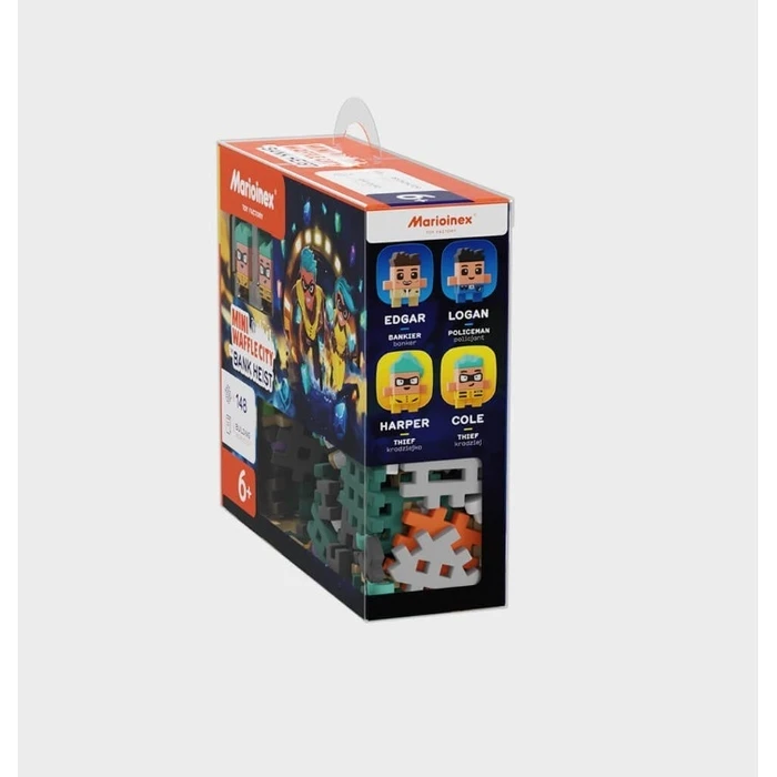 Τουβλάκια Marioinex Mini Waffle - Bank Robbery 148 Pieces