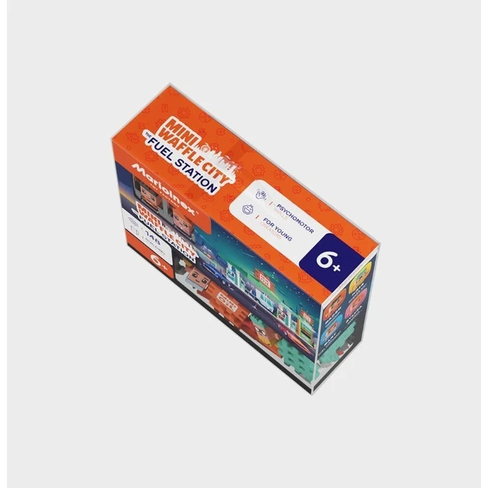 Παιχνίδι Κατασκευών Marioinex Mini Waffle - Gas station 148 pieces