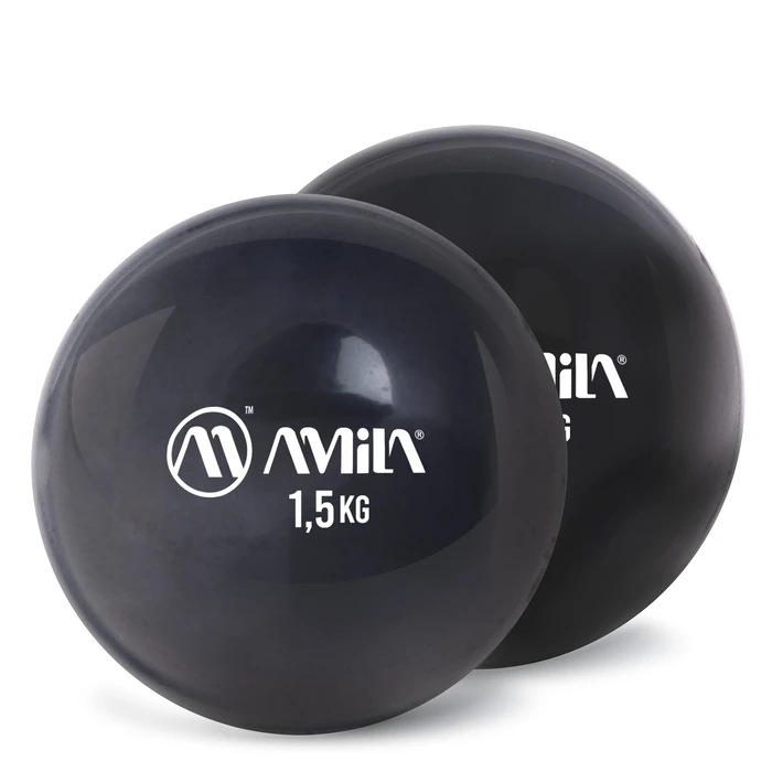 Amila Palm Ball Two-Pack 1,5kg Μαύρο