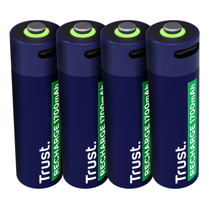 Trust Επαναφορτιζόμενες Μπαταρίες AA Li-ion 1700mAh 1.5V 4τμχ