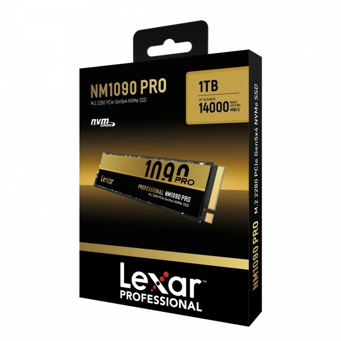 Σκληρός Δίσκος M.2 SSD 1TB Lexar NM1090 Pro Gen5 14000/10000